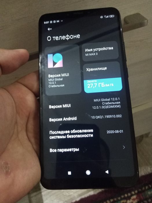 Mi max 3 xolati yahshi