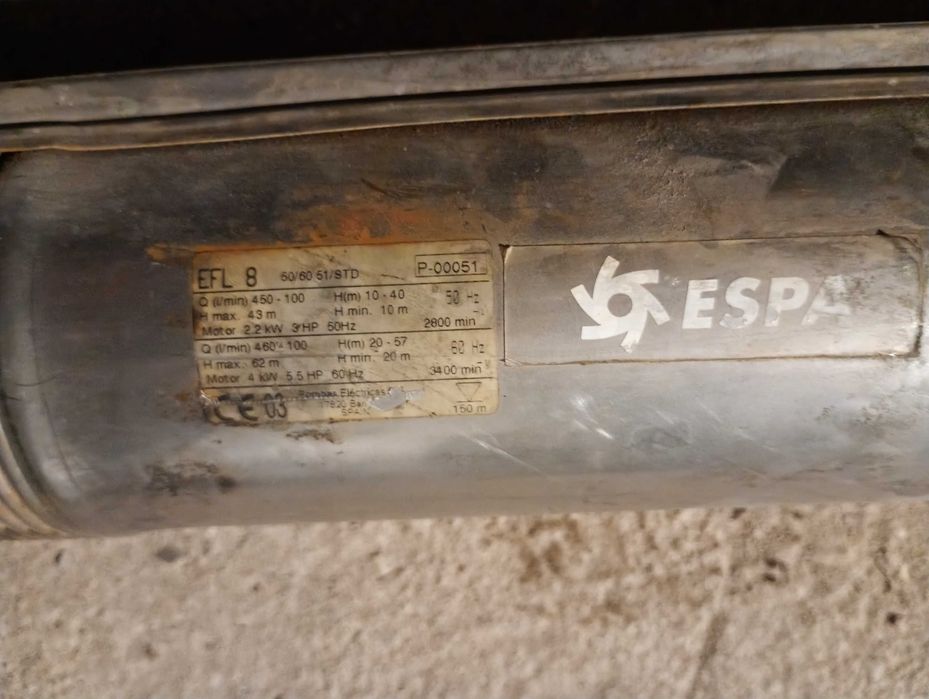 Pompa submersibila de adancime ESPA