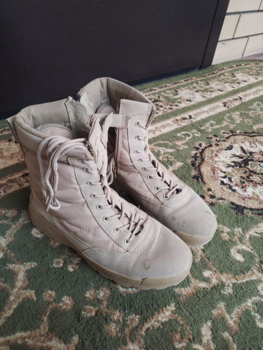 Берцы военный бежевый