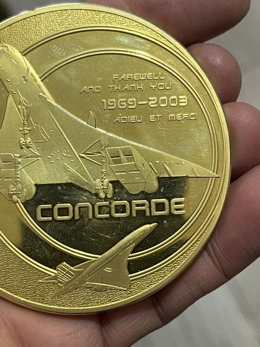 Placheta ultimul zbor Concorde