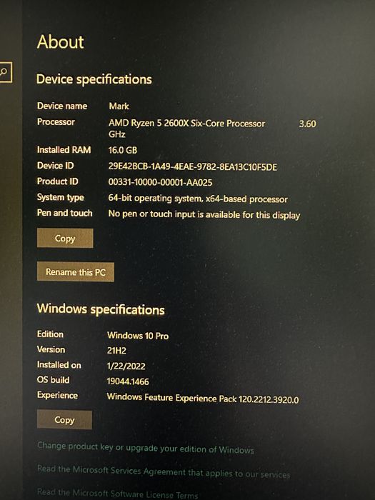 Настолен компютър  RTX 2060
