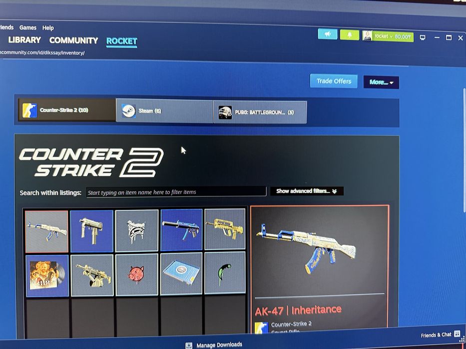 Срочно Продам аккаунт со скином