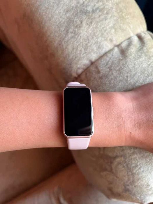 Bratara fitness Huawei Band 8, Android/iOS, silicon, Sakura Pink