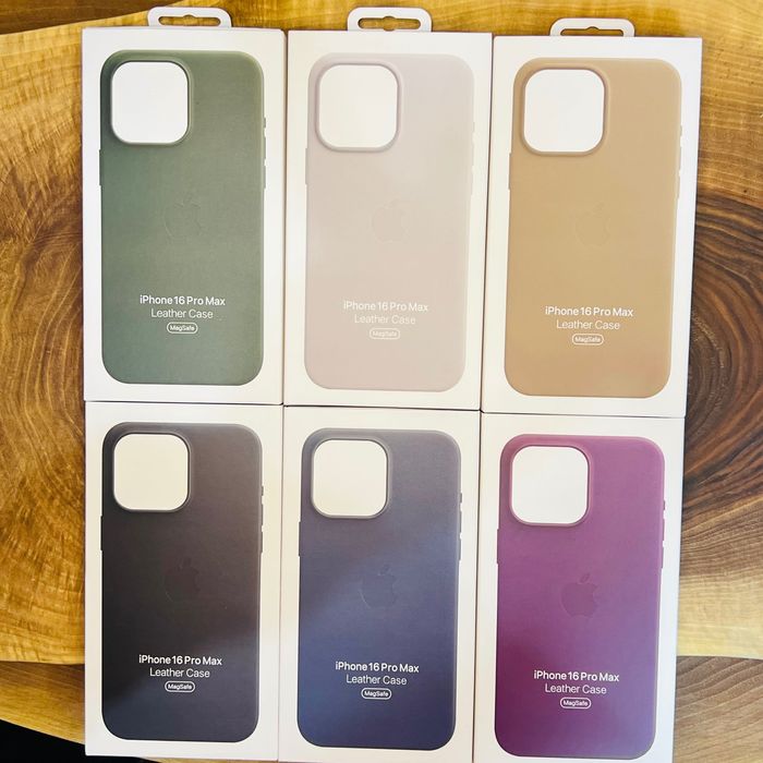  Apple iPhone 16 PRO, 16 PRO Max MagSafe Leather Case