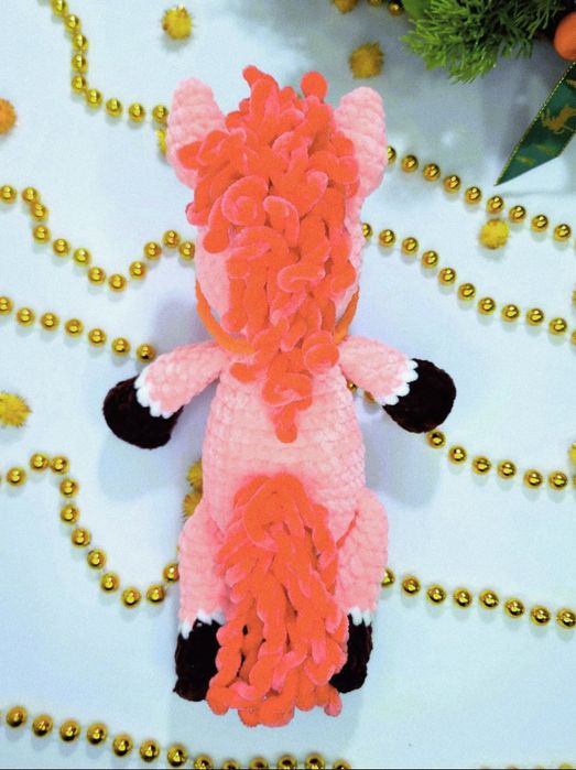 Лошадь символ Нового года 2026, 25 см, ручная работа