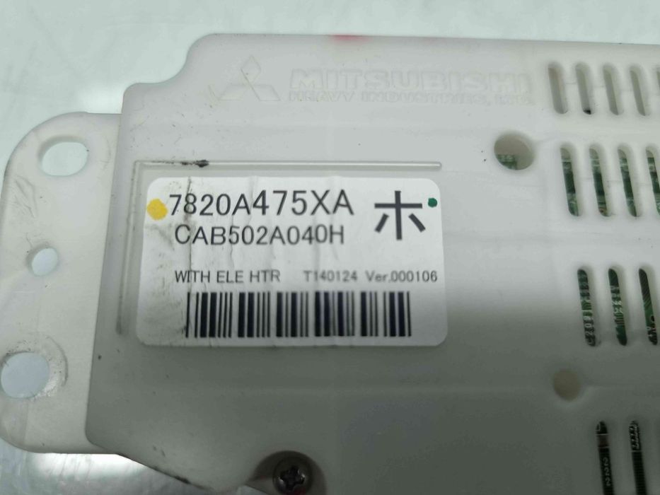 Panou comanda clima MITSUBISHI Outlander III [Fabr 2012-2014] 7820A475