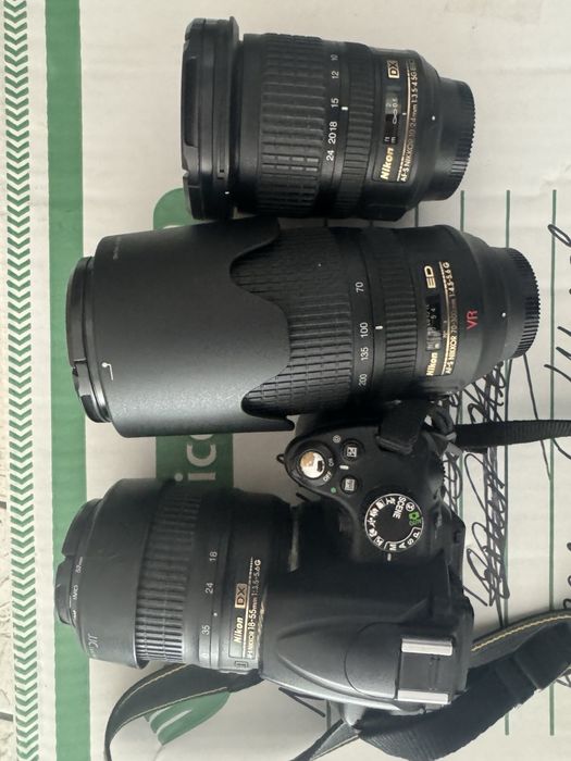 Промо Фотоапарат Nikon+ три обектива