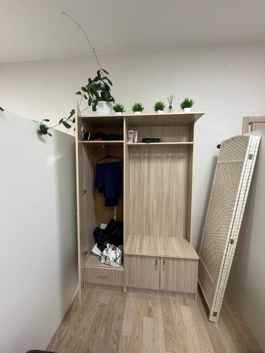 Прихожая со шкафом, зеркалом