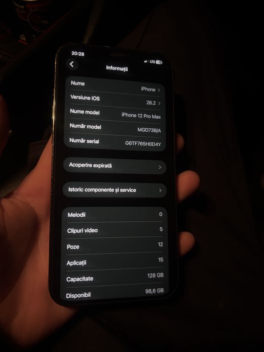 Vand iPhone 12 pro max