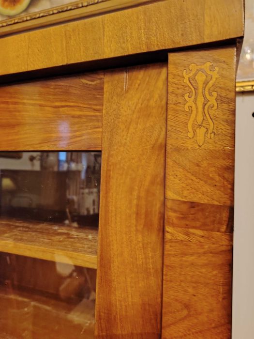 Vitrina /biblioteca antic Bidermeier