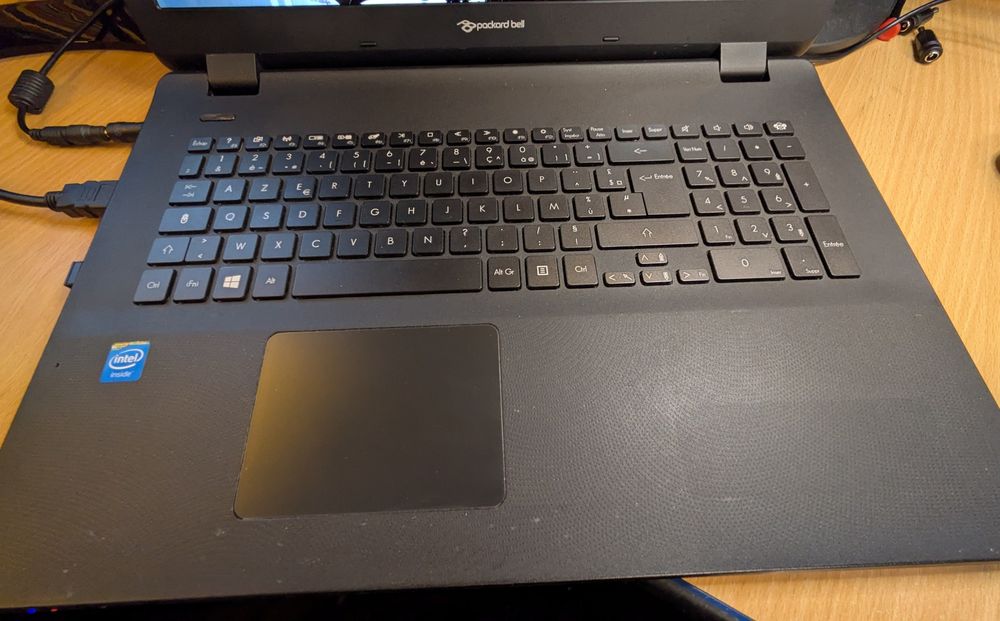 Laptop Packard Bell ZYL ecran defect
