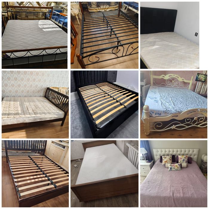 Кровать двухспальная.5шт 200x180.200x160