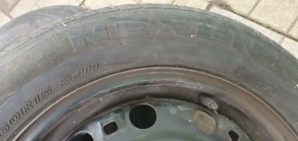 185/60/15 jante cu anvelope si senzori presiune vw/audi/seat/skoda