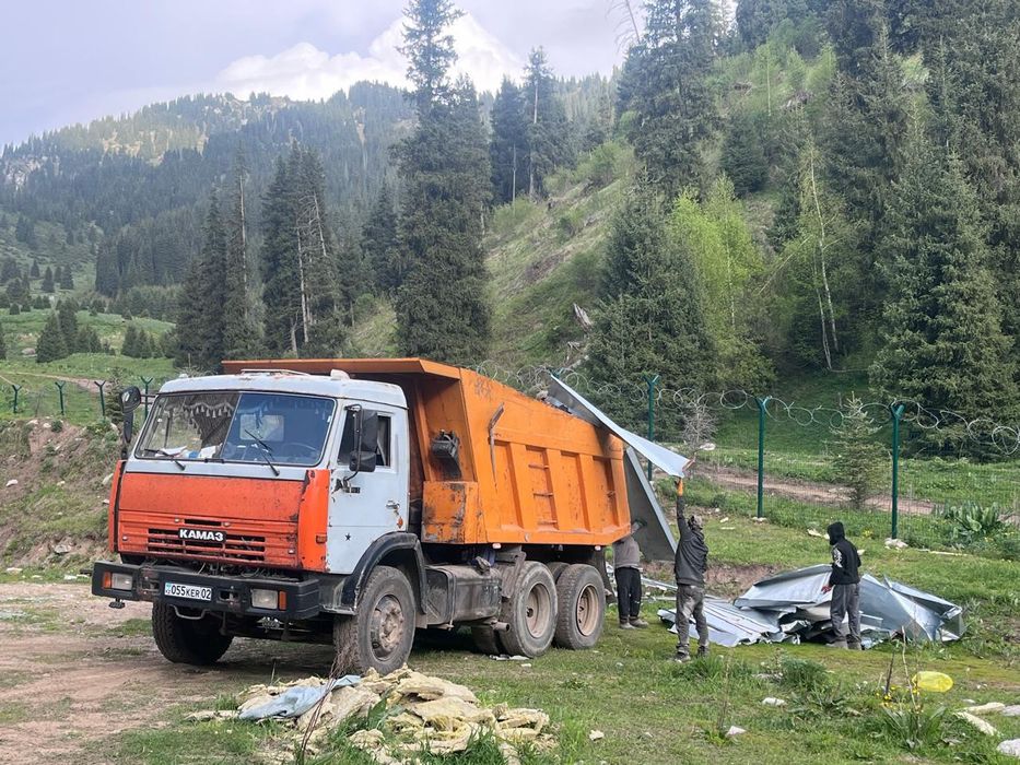 Услуги КАМАЗ доставка сыпучих материалов, вывоз мусора
