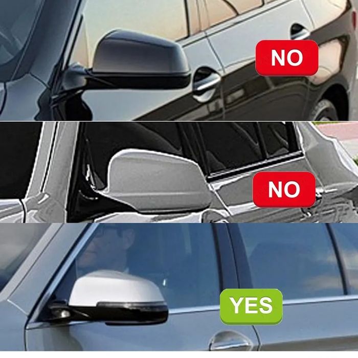 Capace oglinzi Bmw Seria 5 6 7 F01 F02 F06 F07 F10 F11 F12 Negru Lucio