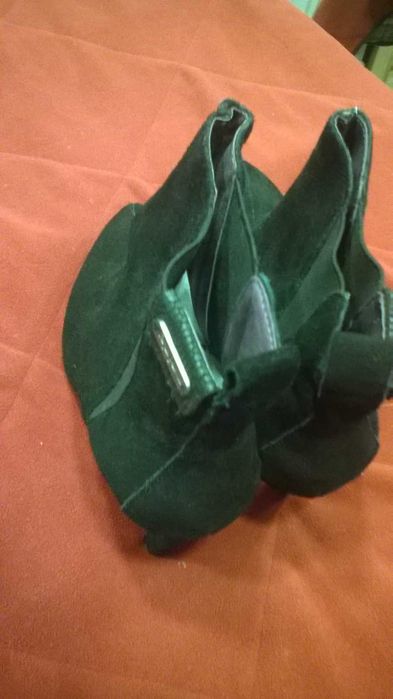 Ghete dama PEPE JEANS LONDON piele intoarsa, negre, marimea 36,