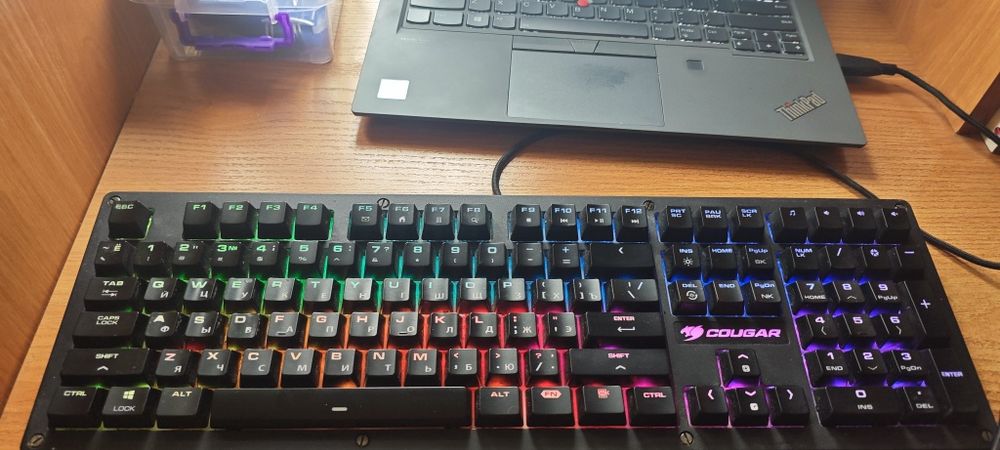 Механическая клавиатура cougar puri rgb