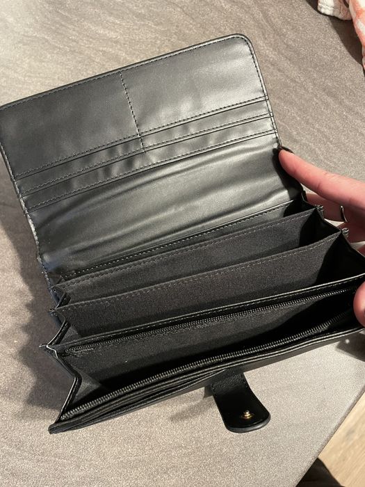 Portofel Meli Melo Simple Black  ~ 5 x 20 x 12 cm