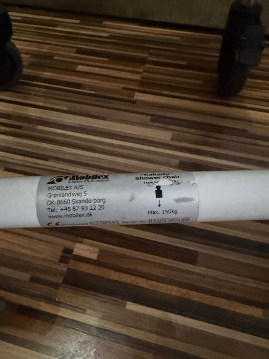 Scaun baie dus cu vas wc din aluminiu