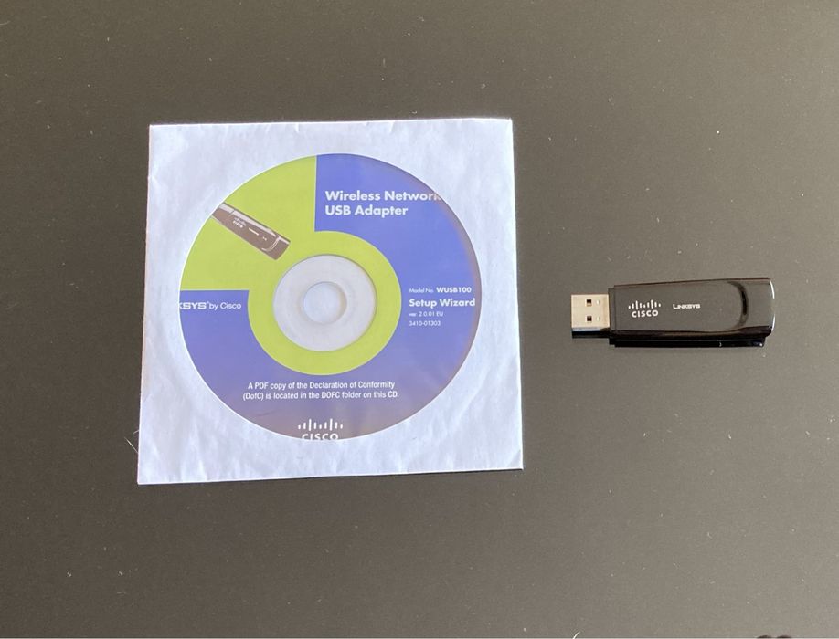 Безжичен Wifi адаптор Cisco Linksys 54Mbps