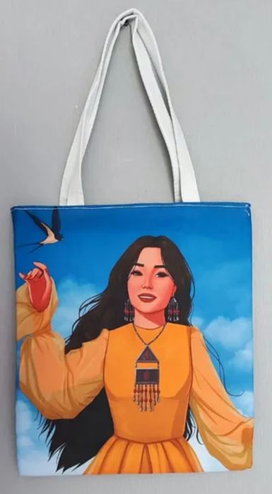 Сумка-шоппер в казахском стиле