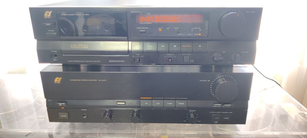 Deck și amplificator Sansui