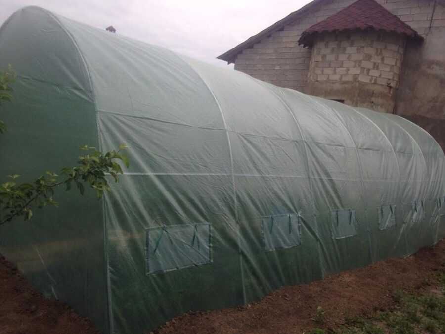 Solar de grădină 10x3x2m, polietilenă 180 g/m2, rezistentă la UV+