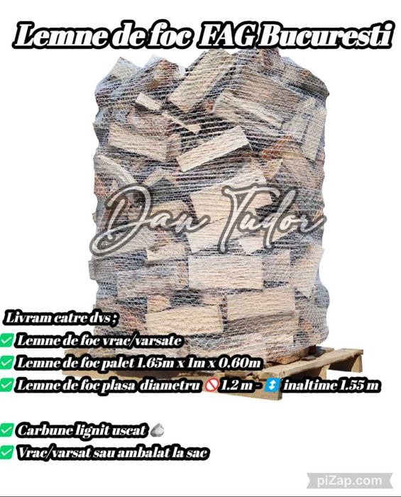 Depozit lemne de foc autorizat , cu lemne de foc de calitate 10%