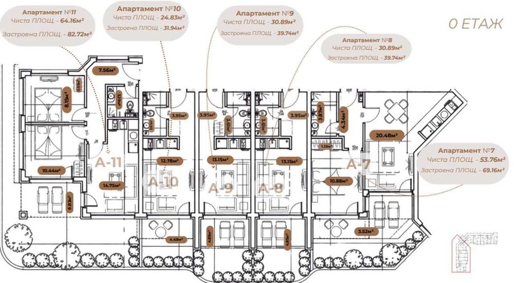 Продава се Едностаен апартамент в Несебър - 32 кв.м за 1707 €/кв.м - Снимка #22