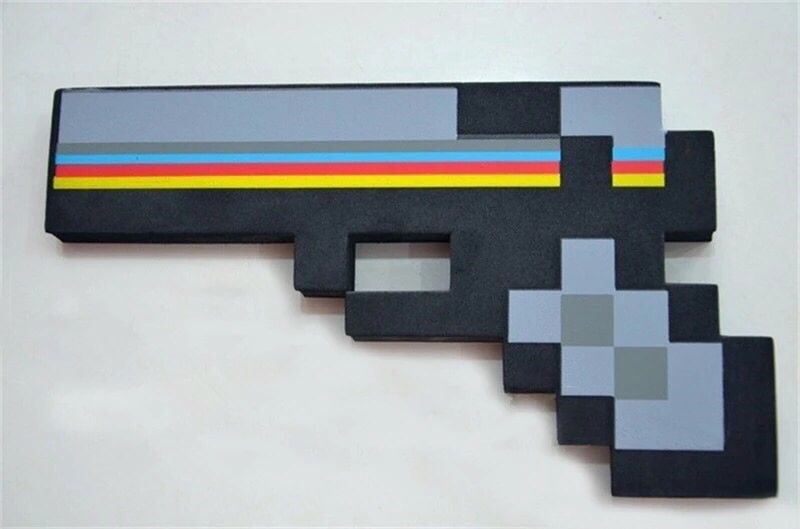 Jucarie pistol, arma minecraft plus/ burete cadou craciun