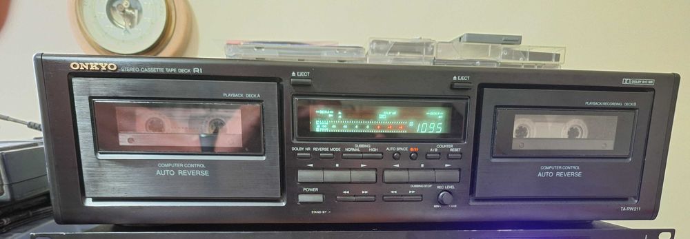 Deck Onkyo TA-RW211 Sony STR-SL5 CDP-M25, JVC RX 250 boxe Tellefunken ...