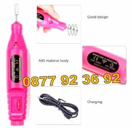 ПРОМО ЕЛ. ПИЛА за нокти, електрическа пила писалка маникюр модел: DM-6