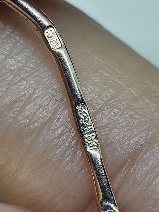 Огурцы серьги 583СССР