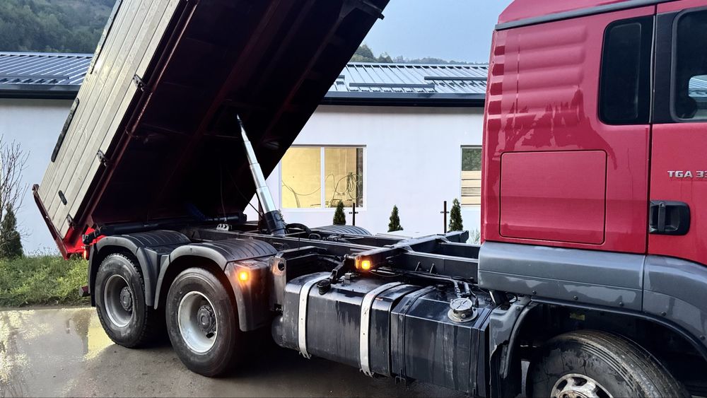 MAN TGA 33.480 2005) – basculabil tandem