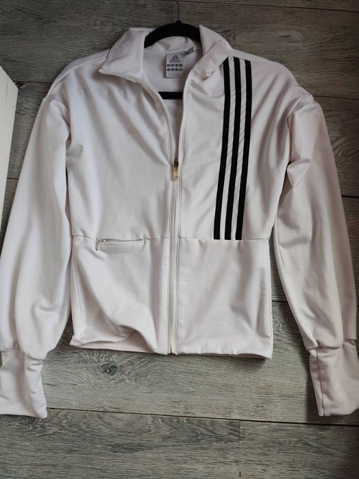 Дамско спортно  горнище на Adidas M, бяло