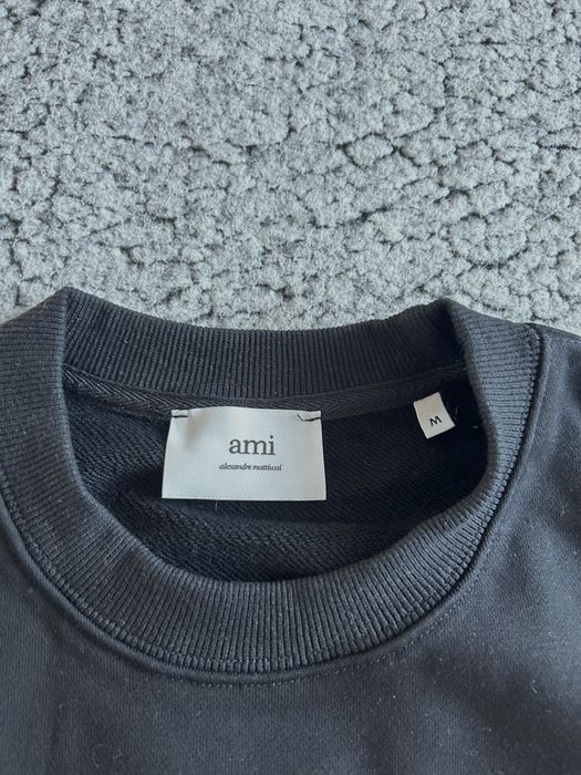 Hanorac AMI Paris negru, marime M - stare noua