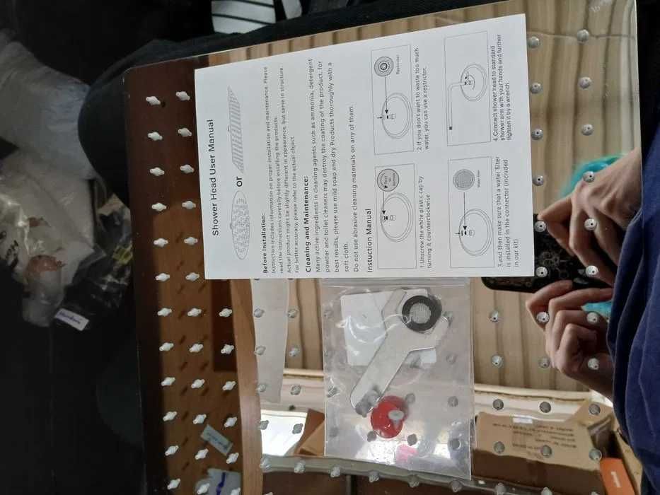 Cap duș pătrat Katezon 30 cm, inox lucios, montaj tavan