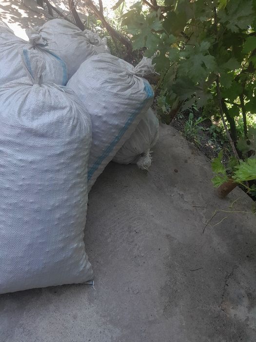 Керамзит в мешках.