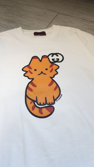 Tricou Gucci pisica baggy