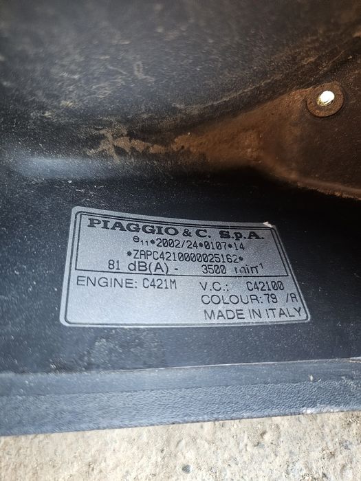 Piese piaggio libetry 49cc