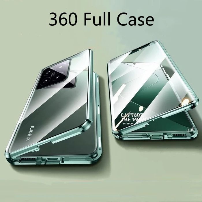 Xiaomi 14T 14T Pro 12 12X / Двоен 360 магнитен кейс с камера протекор