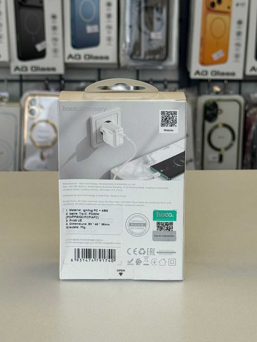 Adaptor de priza USB C, incarcare rapida, 30w