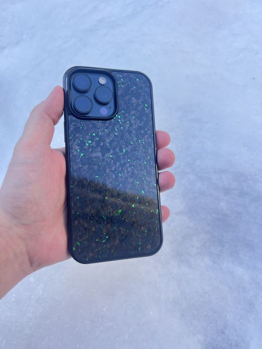 Чехол на Iphone 16 pro max из Кованного карбона оригинал
