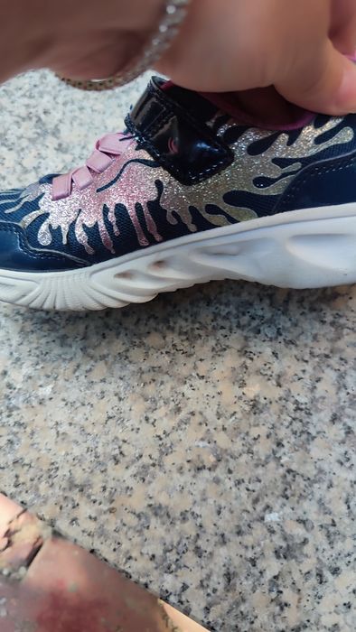 Adidași fete 30-19 cm și sandale geox 31