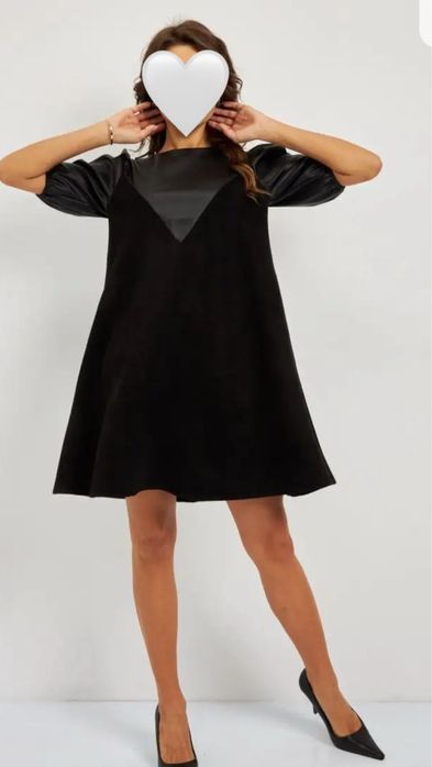 Платье, черное, короткое