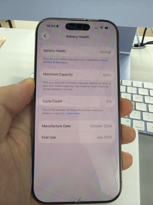 Продам iPhone 16pro 128Gb 100%