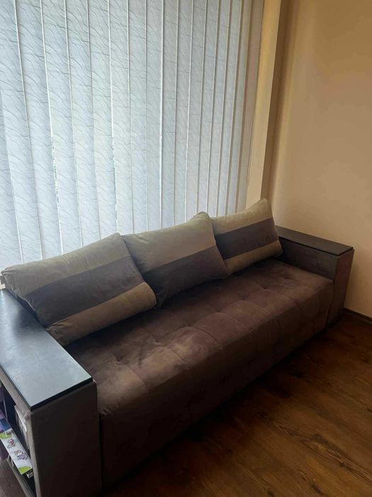 Голям диван + двойно легло