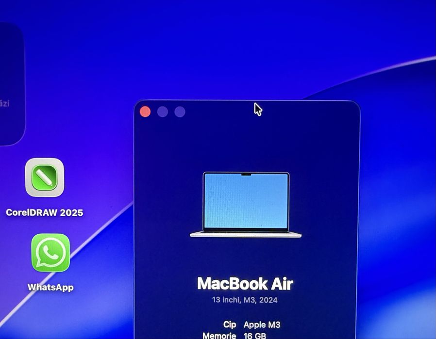 MacBook Air 13” M3 – 256GB – ca nou