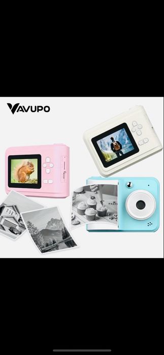 ПРОМО! Нов Детски фотоапарат с принтер за моментален печат(принтер)