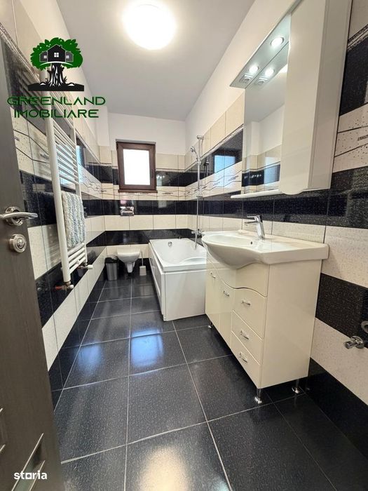 Apartament 3 camere, 2 bai, mobilat, BLOC NOU, Centru - Palas